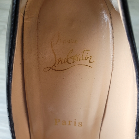 Christian Louboutin Black Patent Neofilo Heels - Picture 9 of 9